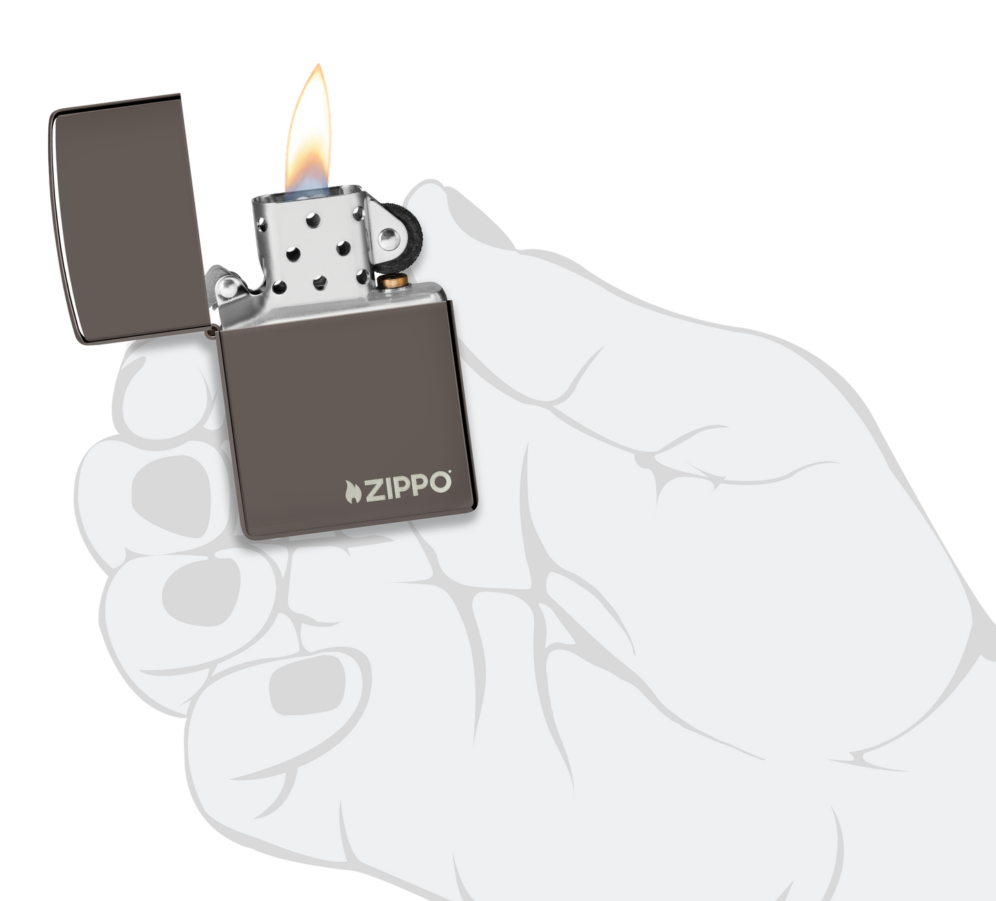 Classic Black Ice® Zippo Logo
