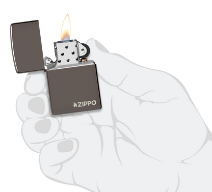 Classic Black Ice® Zippo Logo