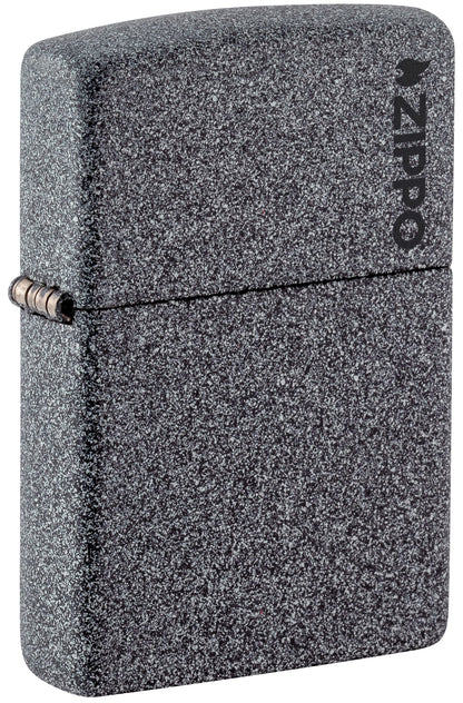Classic Iron Stone Zippo Logo