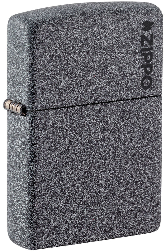 Classic Iron Stone Zippo Logo