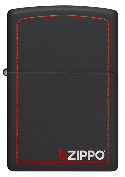 Classic Black and Red Zippo