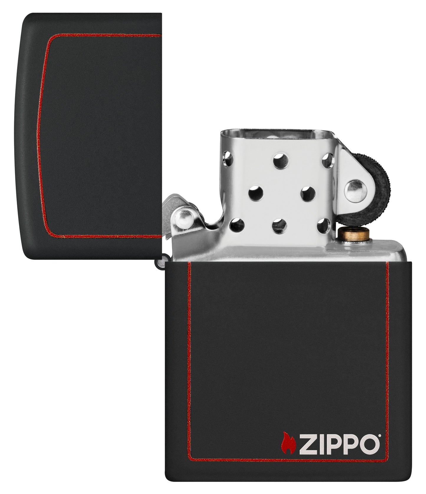 Classic Black and Red Zippo