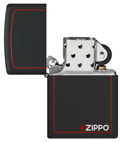 Classic Black and Red Zippo