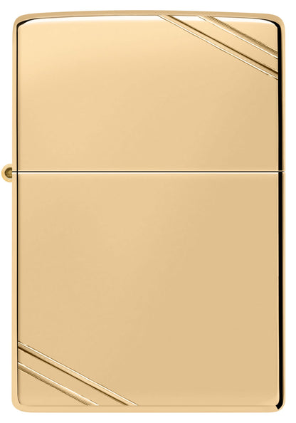 High Polish Brass Vintage with Slashes