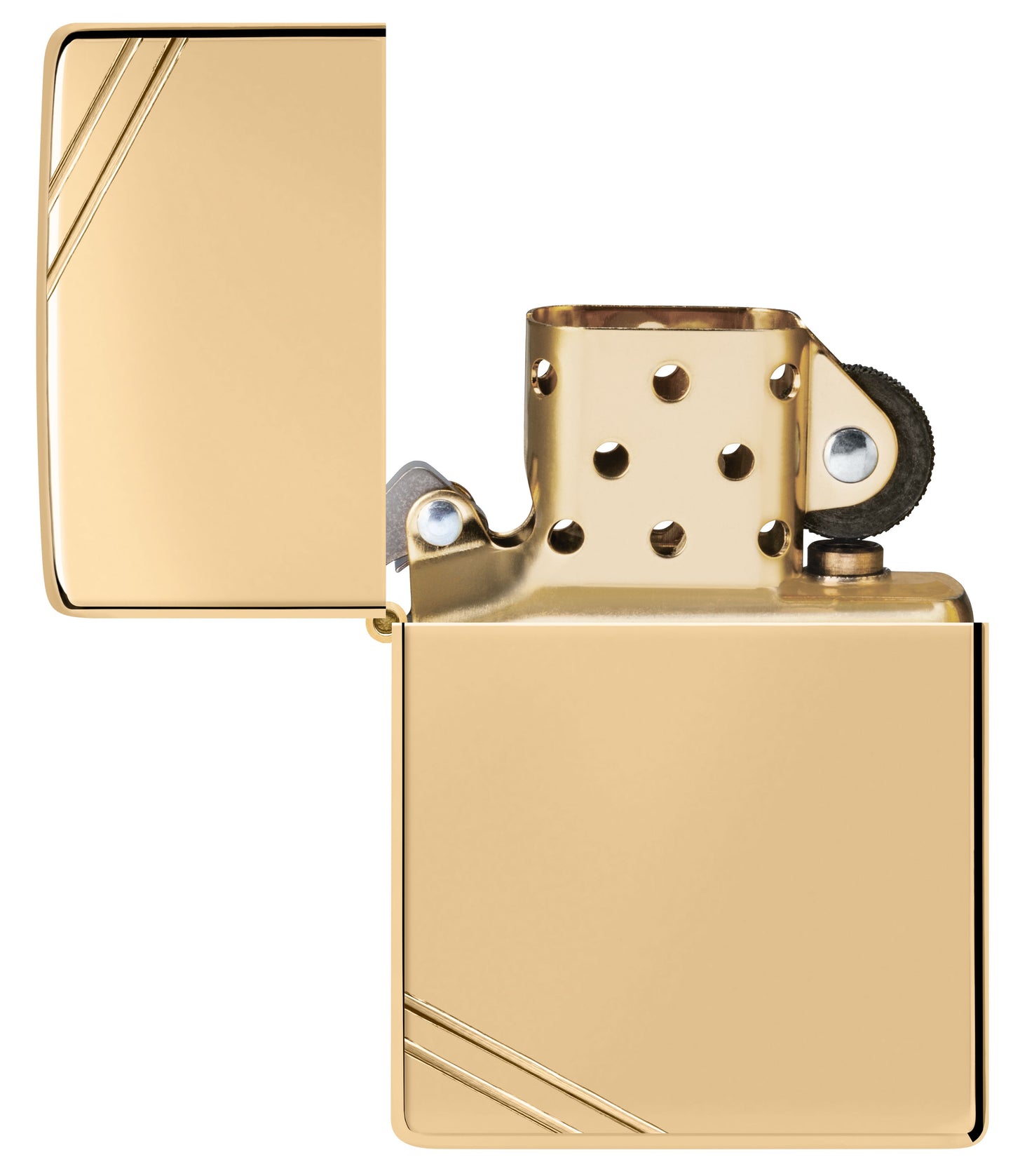 High Polish Brass Vintage with Slashes