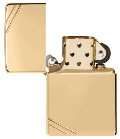 High Polish Brass Vintage with Slashes