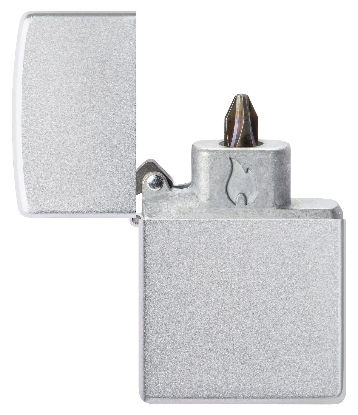 Bit Safe Screwdriver with Satin Chrome Case