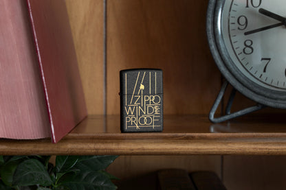 Line Art Zippo Design