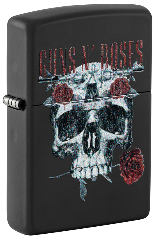 Guns N' Roses Flower Skull Design