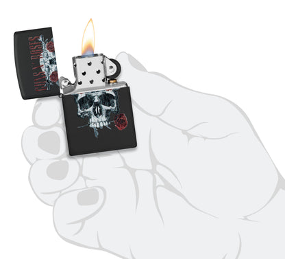 Guns N' Roses Flower Skull Design