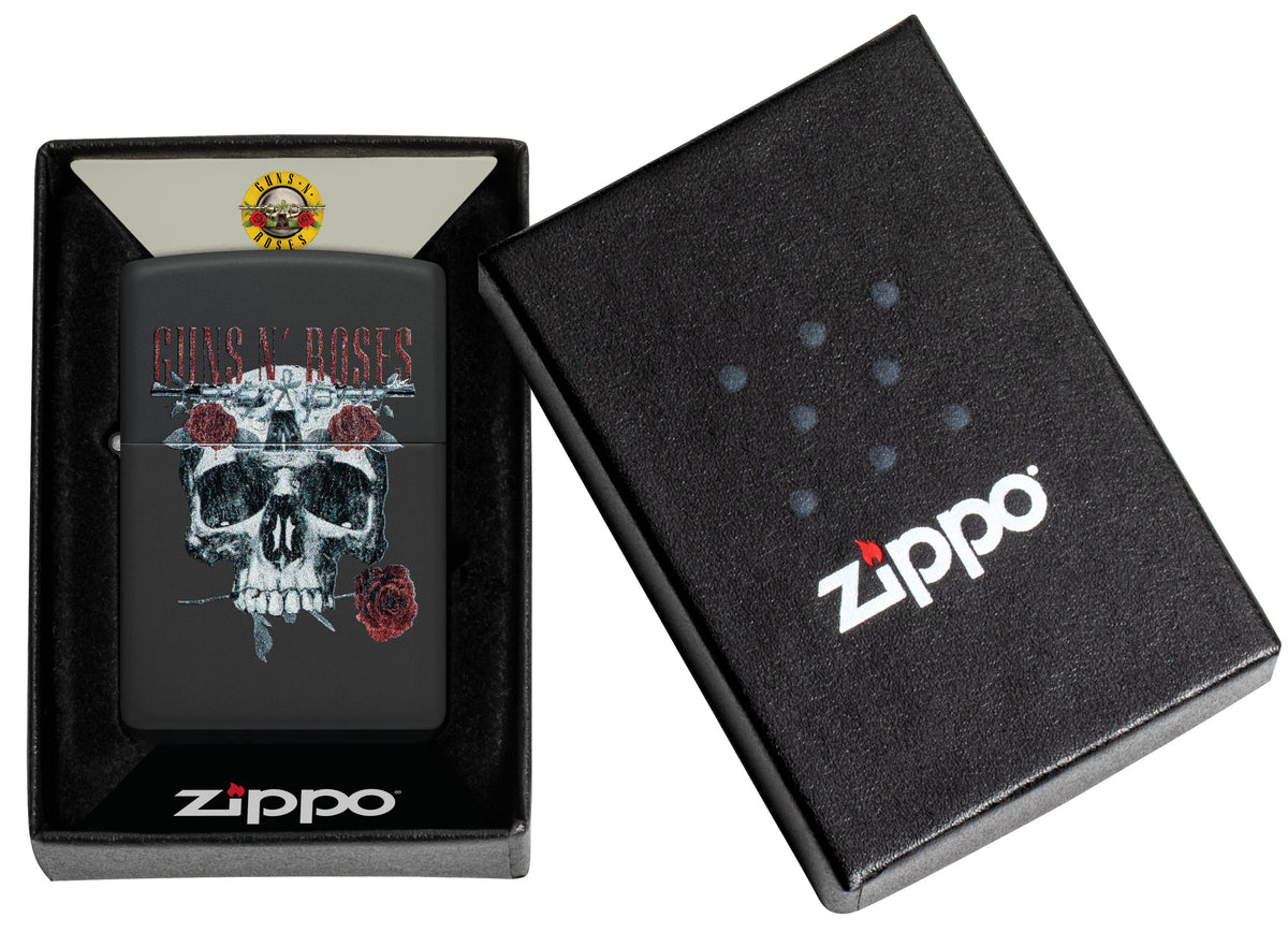 Guns N' Roses Flower Skull Design