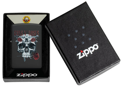 Guns N' Roses Flower Skull Design