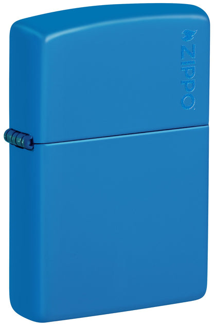 Classic Sky Blue Matte With Zippo Logo