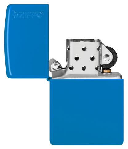 Classic Sky Blue Matte With Zippo Logo