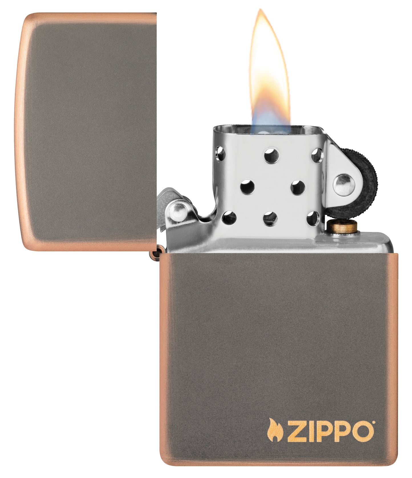 Rustic Bronze Zippo Logo